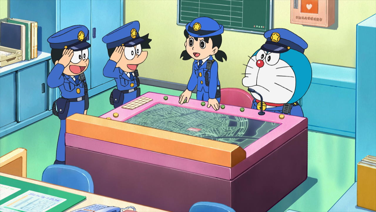 #1201 胖虎是警察／胖虎做警察？（ジャイアンが警察官！？）